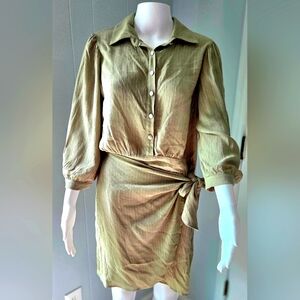 Mimi CHICA Olive Green Dress